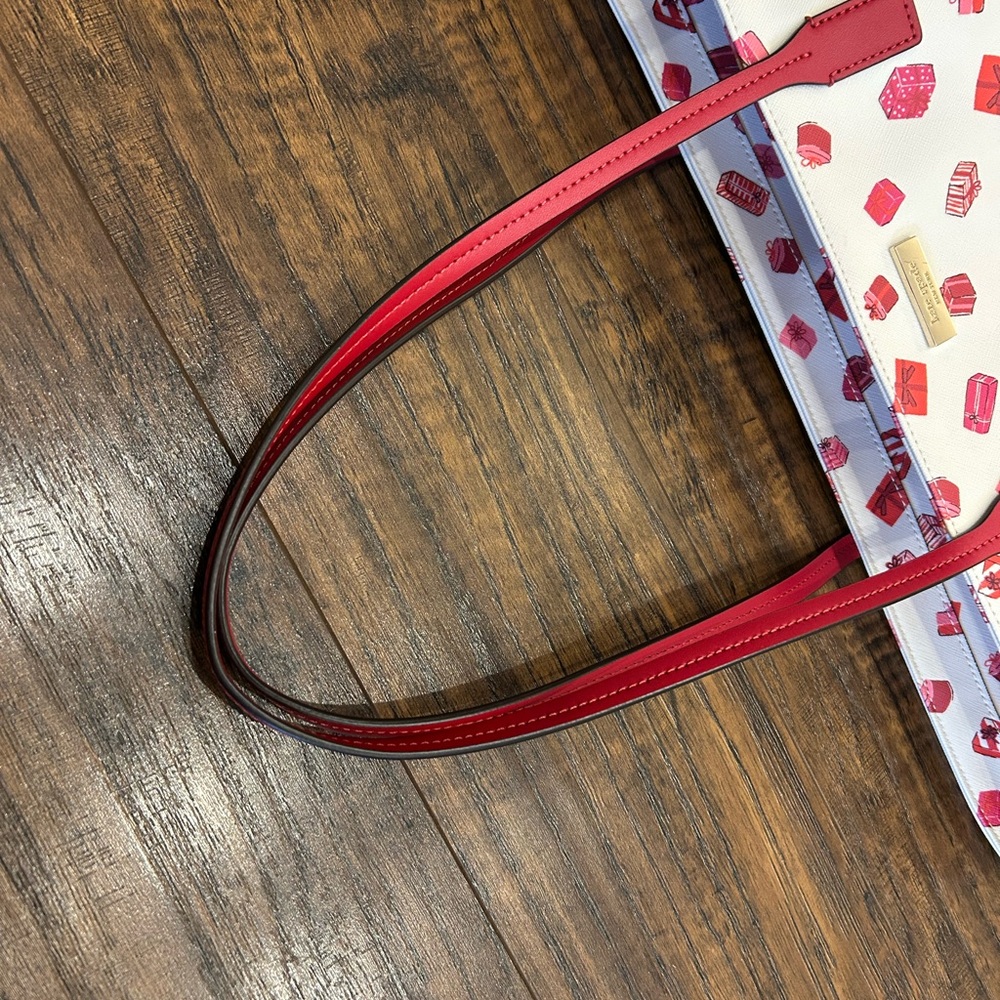 KATE SPADE New York Shore Street Margareta Bag Red Pink Gift Present Pattern - Picture 10 of 15